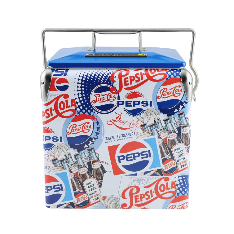 Permasteel Pepsi 14 Quart Small Portable Cooler Heritage Limited